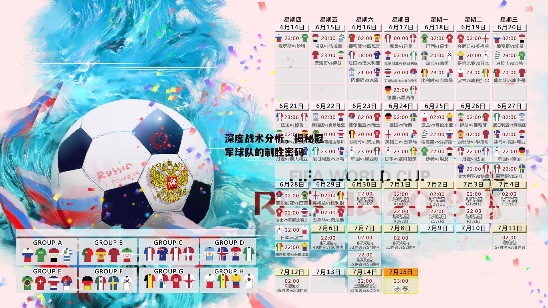 深度战术分析，揭秘冠军球队的制胜密码